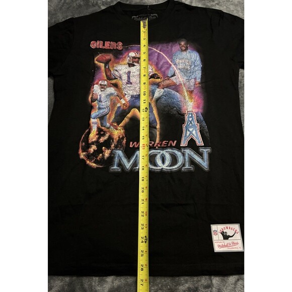 Medium Mitchell & Ness Houston Oilers Warren Moon Vintage Hype T-Shirt Men’s - Picture 5 of 7